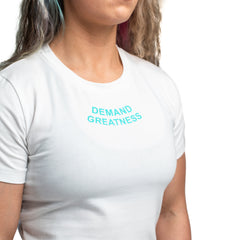대회용 여성 셔츠 아이스 - Demand Greatness