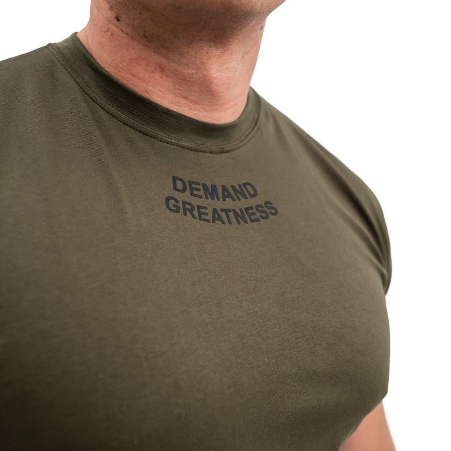 대회용 남성 셔츠 밀리터리 - Demand Greatness